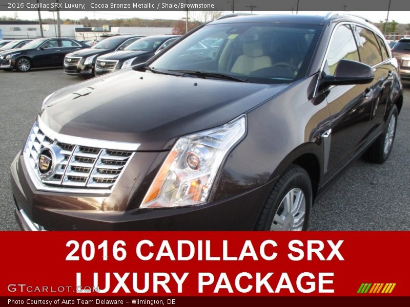 Cocoa Bronze Metallic / Shale/Brownstone 2016 Cadillac SRX Luxury