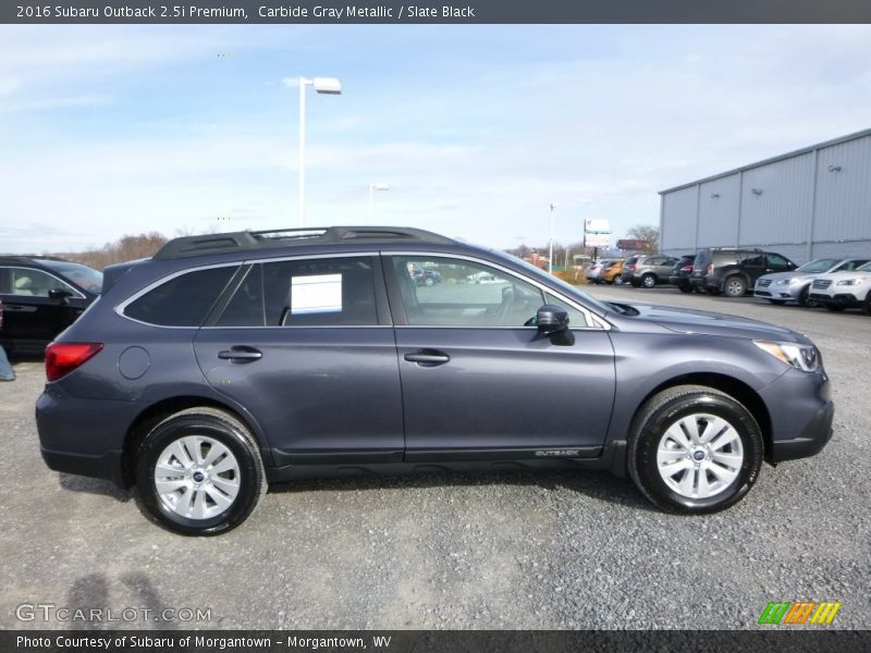 Carbide Gray Metallic / Slate Black 2016 Subaru Outback 2.5i Premium