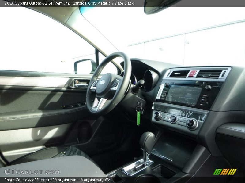Carbide Gray Metallic / Slate Black 2016 Subaru Outback 2.5i Premium