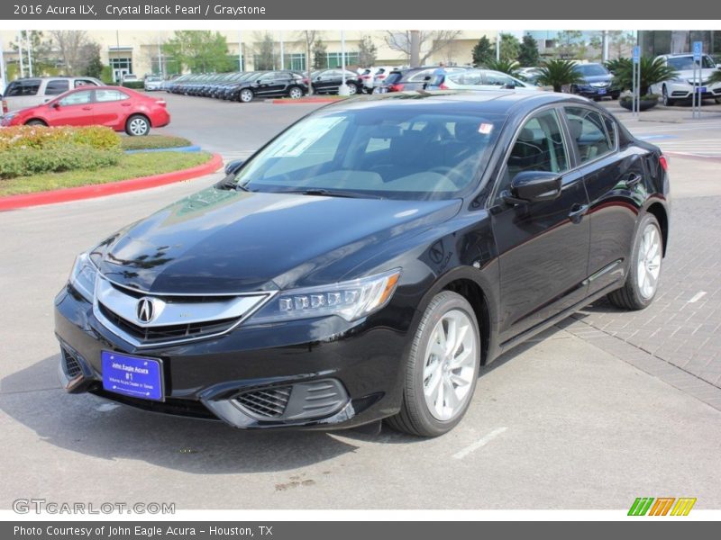 Crystal Black Pearl / Graystone 2016 Acura ILX