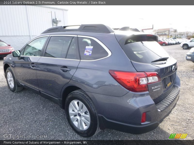 Carbide Gray Metallic / Slate Black 2016 Subaru Outback 2.5i Premium