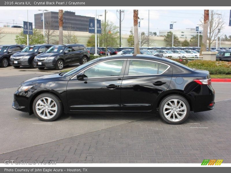 Crystal Black Pearl / Graystone 2016 Acura ILX