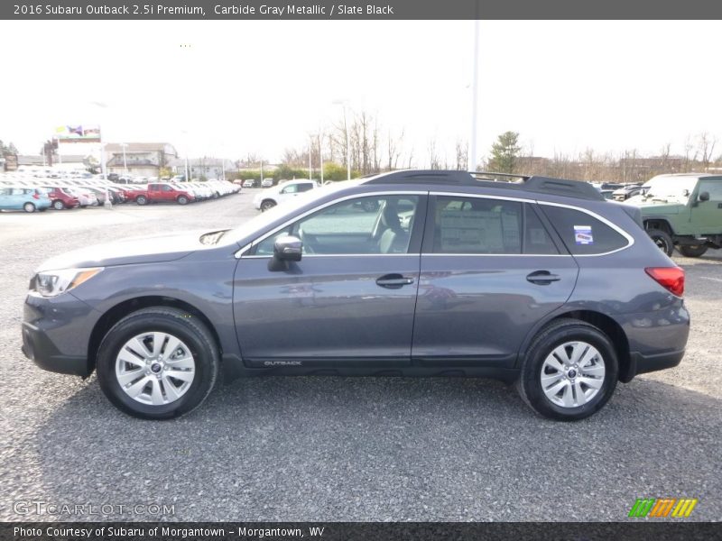 Carbide Gray Metallic / Slate Black 2016 Subaru Outback 2.5i Premium