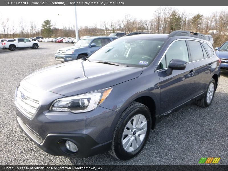 Carbide Gray Metallic / Slate Black 2016 Subaru Outback 2.5i Premium