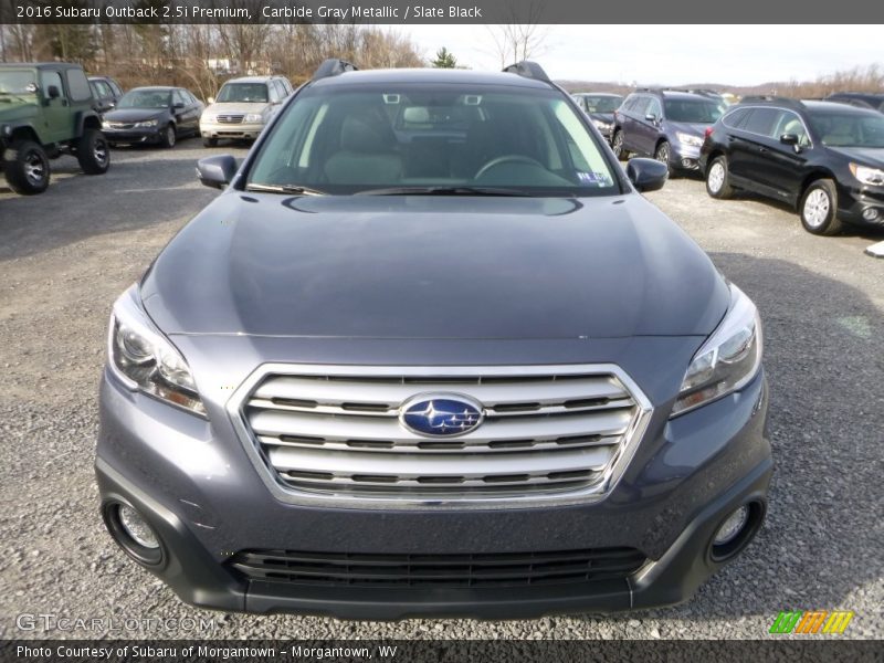 Carbide Gray Metallic / Slate Black 2016 Subaru Outback 2.5i Premium