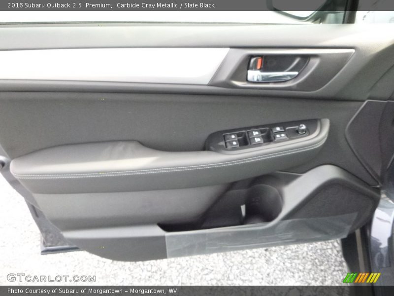 Carbide Gray Metallic / Slate Black 2016 Subaru Outback 2.5i Premium