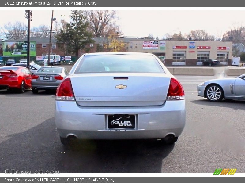 Silver Ice Metallic / Gray 2012 Chevrolet Impala LS