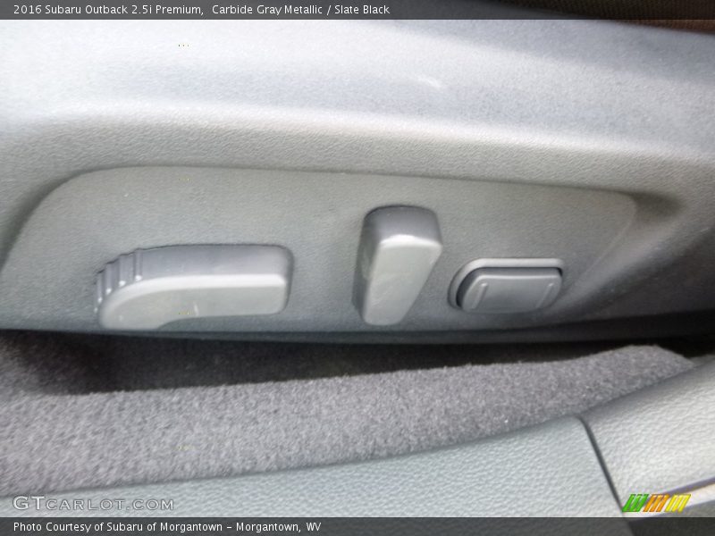 Carbide Gray Metallic / Slate Black 2016 Subaru Outback 2.5i Premium