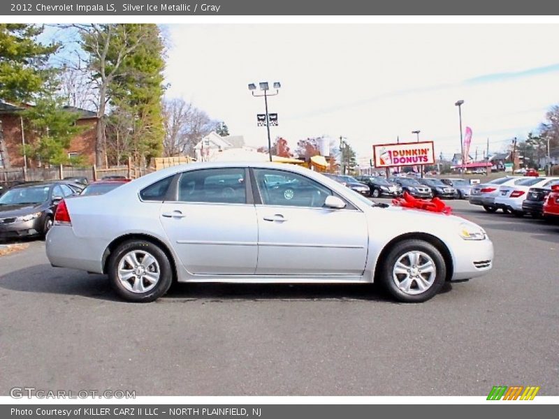 Silver Ice Metallic / Gray 2012 Chevrolet Impala LS