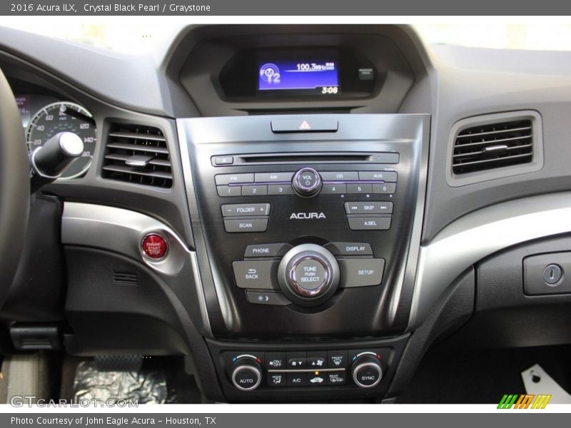 Crystal Black Pearl / Graystone 2016 Acura ILX