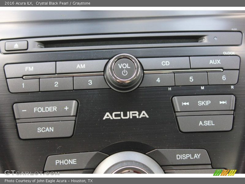 Crystal Black Pearl / Graystone 2016 Acura ILX