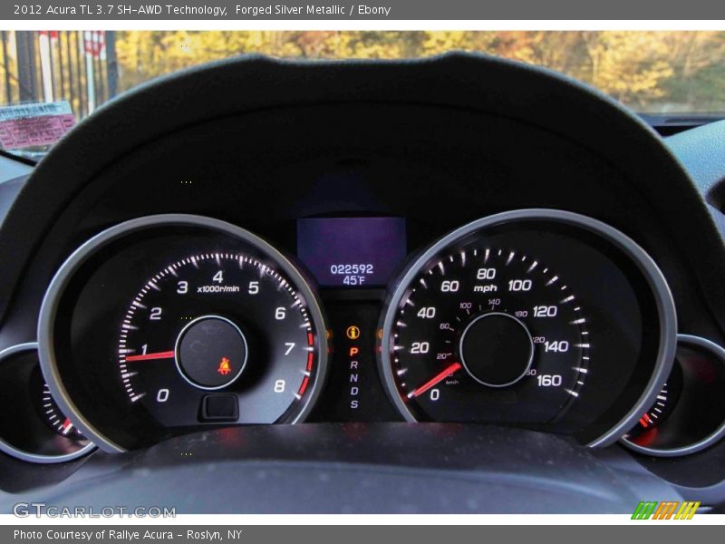 Forged Silver Metallic / Ebony 2012 Acura TL 3.7 SH-AWD Technology