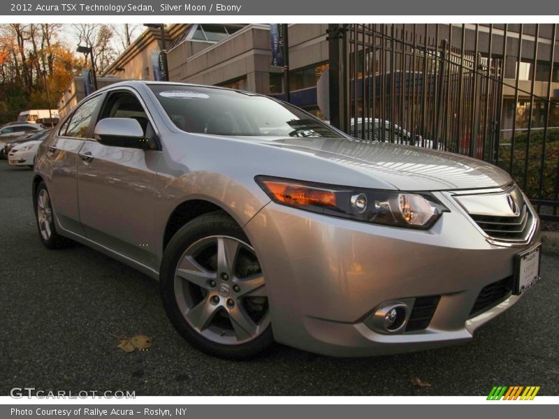Silver Moon / Ebony 2012 Acura TSX Technology Sedan