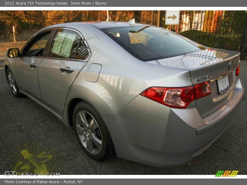 Silver Moon / Ebony 2012 Acura TSX Technology Sedan