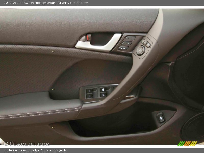 Silver Moon / Ebony 2012 Acura TSX Technology Sedan