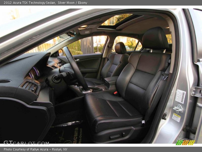 Silver Moon / Ebony 2012 Acura TSX Technology Sedan
