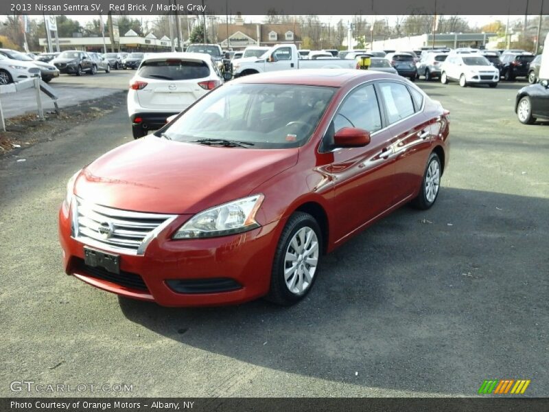 Red Brick / Marble Gray 2013 Nissan Sentra SV
