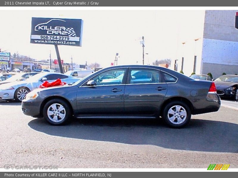 Cyber Gray Metallic / Gray 2011 Chevrolet Impala LT