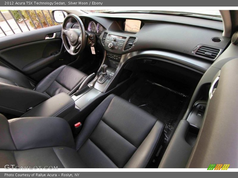 Silver Moon / Ebony 2012 Acura TSX Technology Sedan