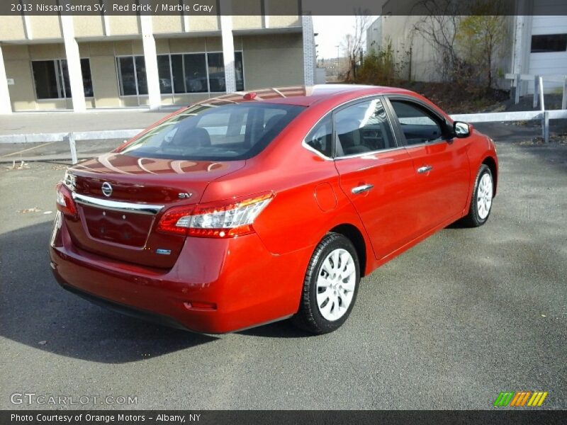 Red Brick / Marble Gray 2013 Nissan Sentra SV
