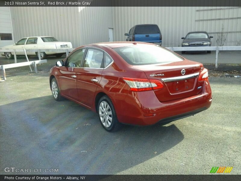 Red Brick / Marble Gray 2013 Nissan Sentra SV