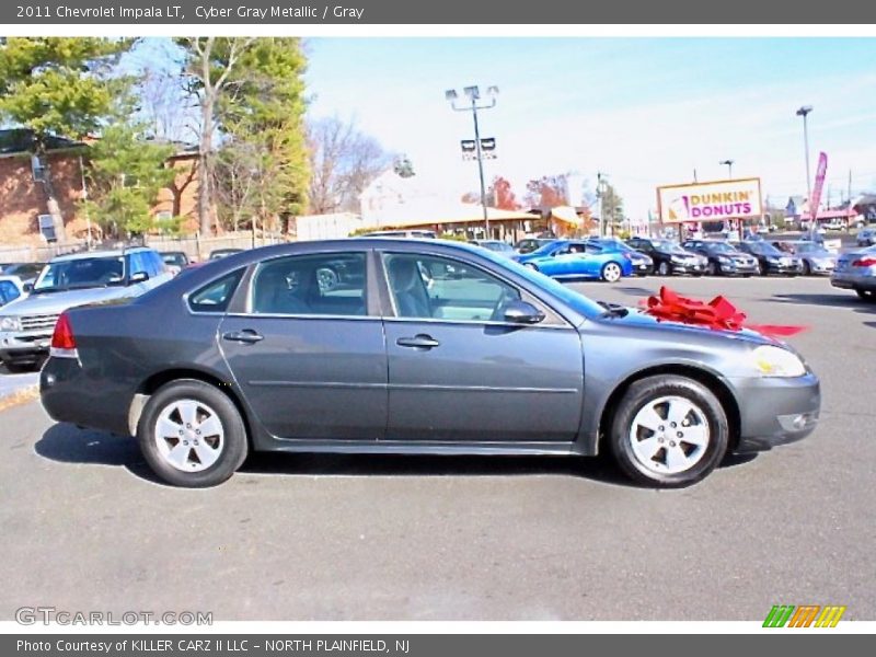 Cyber Gray Metallic / Gray 2011 Chevrolet Impala LT