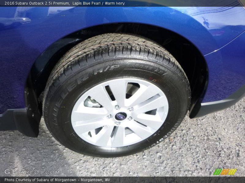 Lapis Blue Pearl / Warm Ivory 2016 Subaru Outback 2.5i Premium