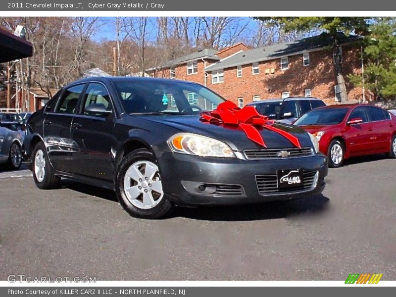 Cyber Gray Metallic / Gray 2011 Chevrolet Impala LT