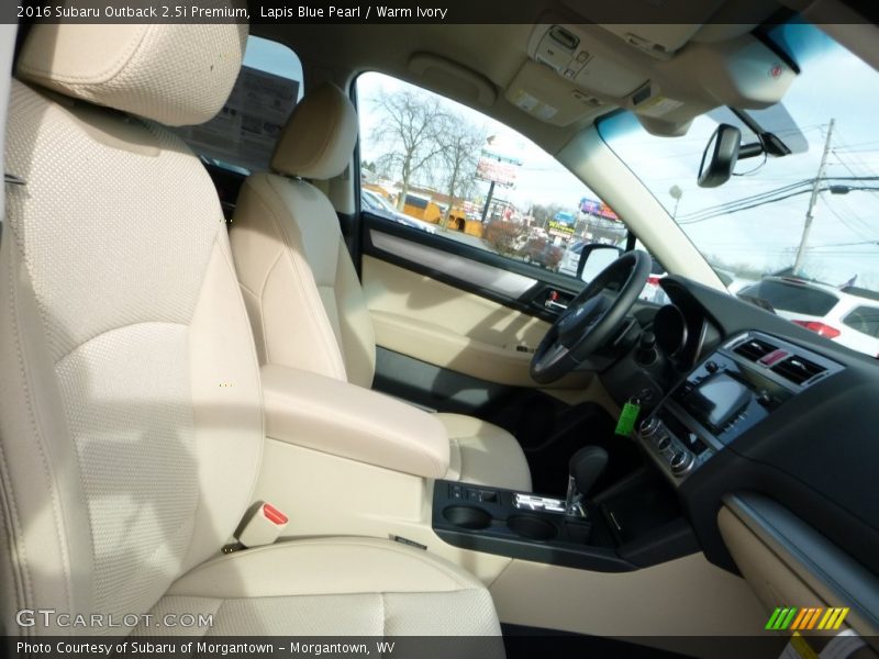 Lapis Blue Pearl / Warm Ivory 2016 Subaru Outback 2.5i Premium
