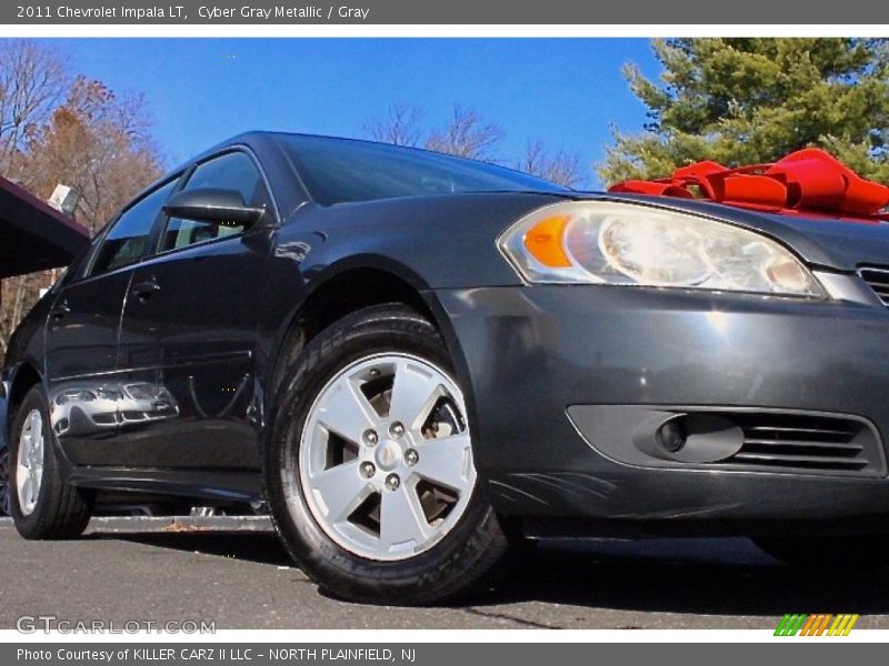 Cyber Gray Metallic / Gray 2011 Chevrolet Impala LT