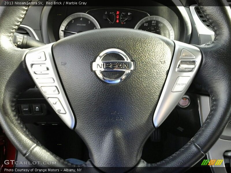 Red Brick / Marble Gray 2013 Nissan Sentra SV