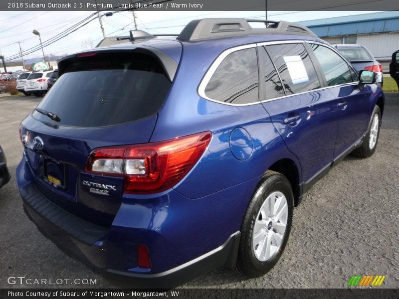 Lapis Blue Pearl / Warm Ivory 2016 Subaru Outback 2.5i Premium