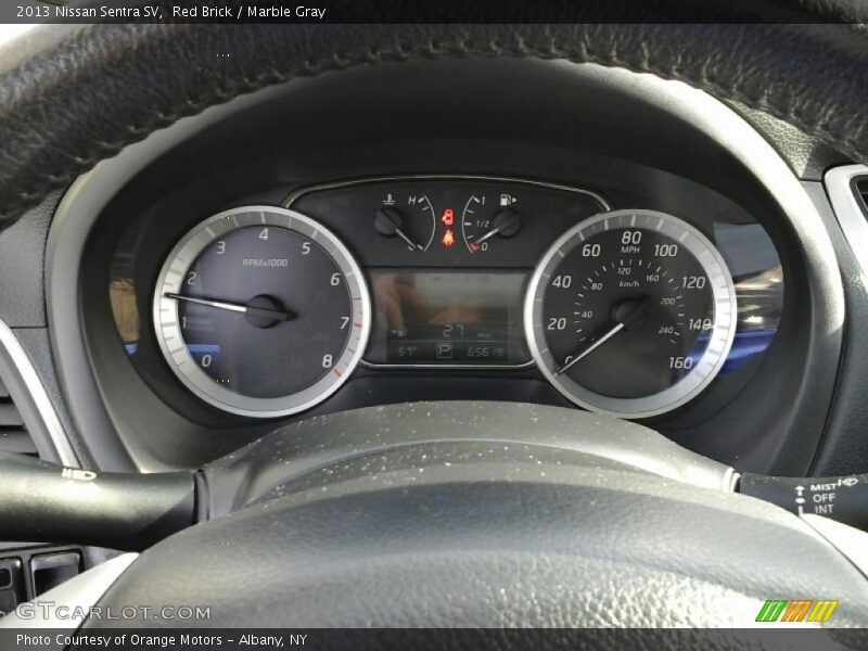 Red Brick / Marble Gray 2013 Nissan Sentra SV
