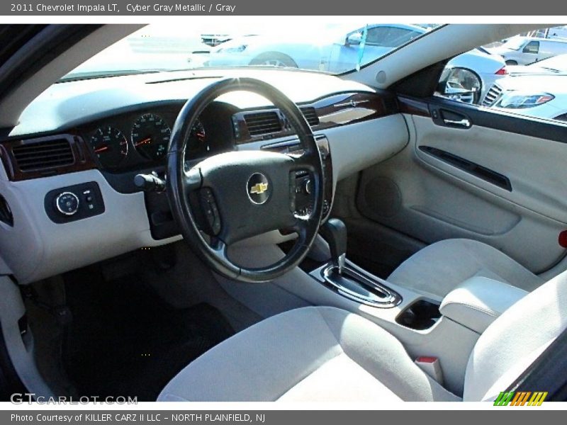 Cyber Gray Metallic / Gray 2011 Chevrolet Impala LT