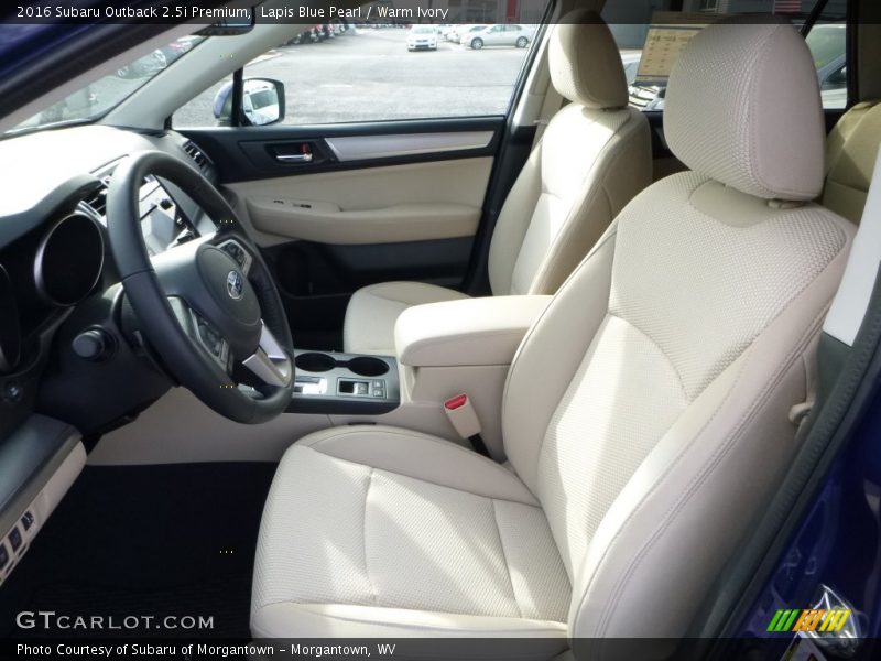 Lapis Blue Pearl / Warm Ivory 2016 Subaru Outback 2.5i Premium