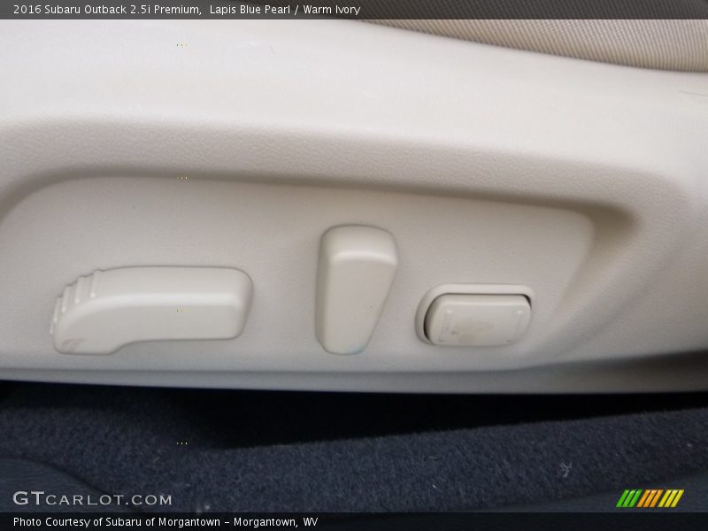 Lapis Blue Pearl / Warm Ivory 2016 Subaru Outback 2.5i Premium