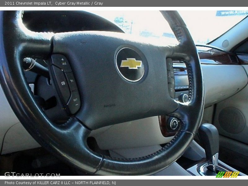 Cyber Gray Metallic / Gray 2011 Chevrolet Impala LT