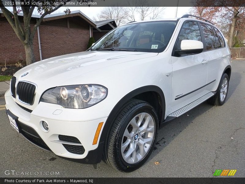 Alpine White / Cinnamon 2011 BMW X5 xDrive 35i