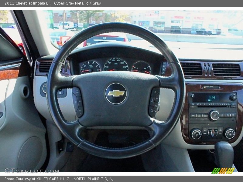 Cyber Gray Metallic / Gray 2011 Chevrolet Impala LT