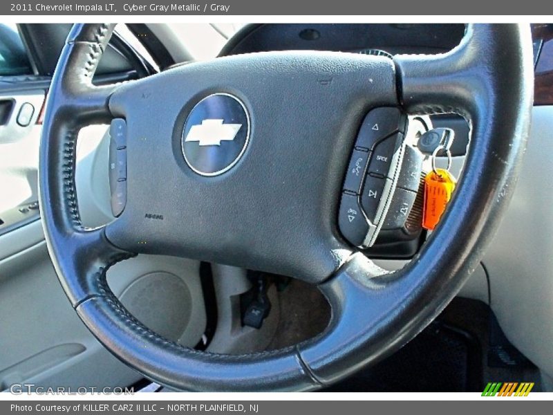 Cyber Gray Metallic / Gray 2011 Chevrolet Impala LT