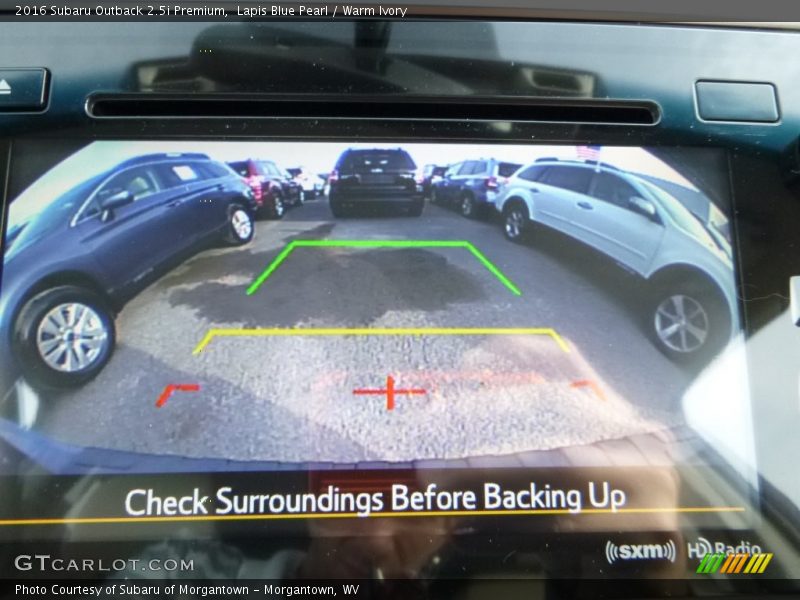 Lapis Blue Pearl / Warm Ivory 2016 Subaru Outback 2.5i Premium