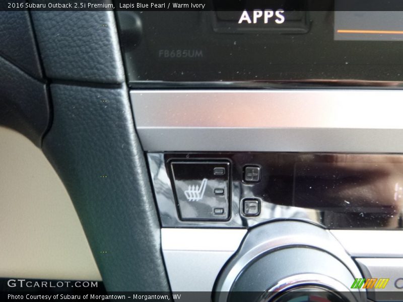 Lapis Blue Pearl / Warm Ivory 2016 Subaru Outback 2.5i Premium