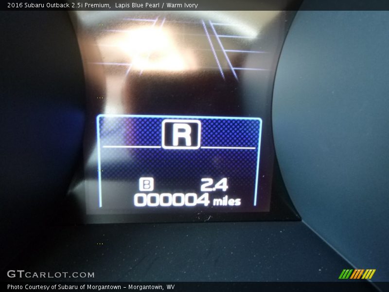 Lapis Blue Pearl / Warm Ivory 2016 Subaru Outback 2.5i Premium