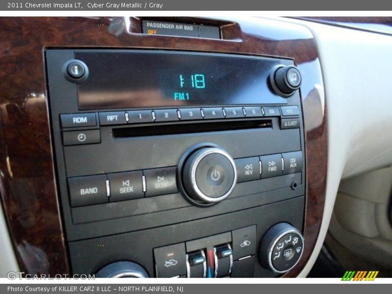 Cyber Gray Metallic / Gray 2011 Chevrolet Impala LT
