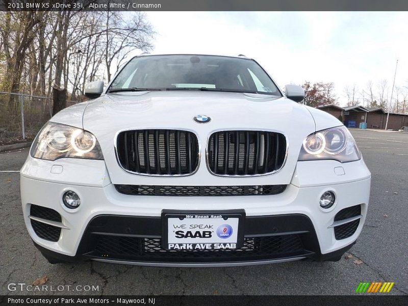 Alpine White / Cinnamon 2011 BMW X5 xDrive 35i