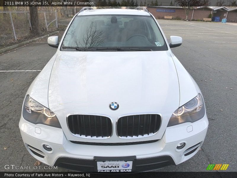 Alpine White / Cinnamon 2011 BMW X5 xDrive 35i