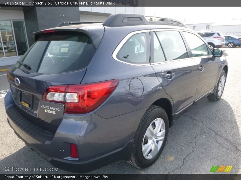 Carbide Gray Metallic / Slate Black 2016 Subaru Outback 2.5i