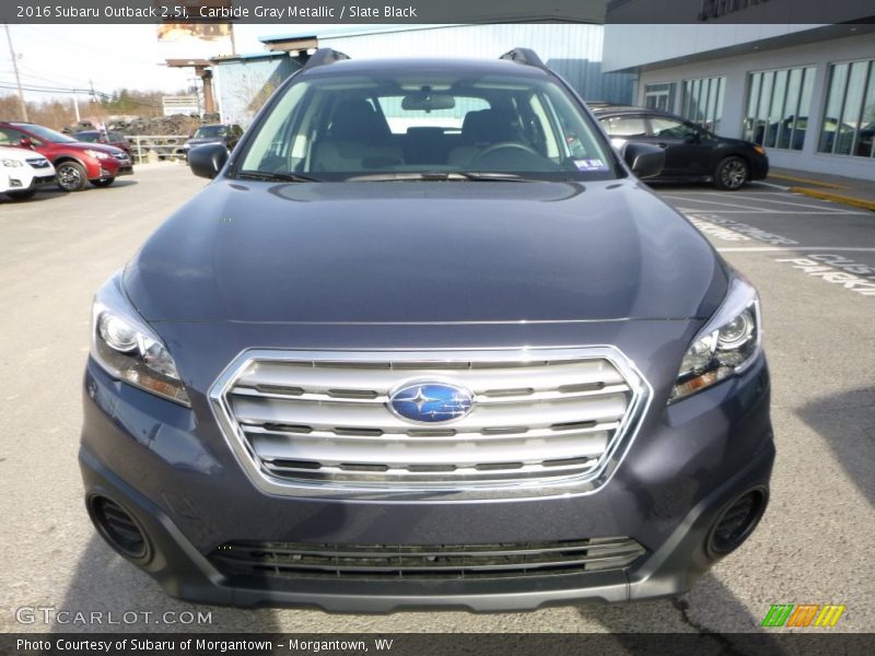 Carbide Gray Metallic / Slate Black 2016 Subaru Outback 2.5i