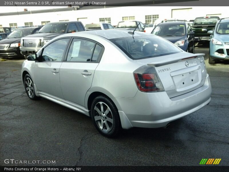 Brilliant Silver Metallic / Charcoal 2012 Nissan Sentra 2.0 SR