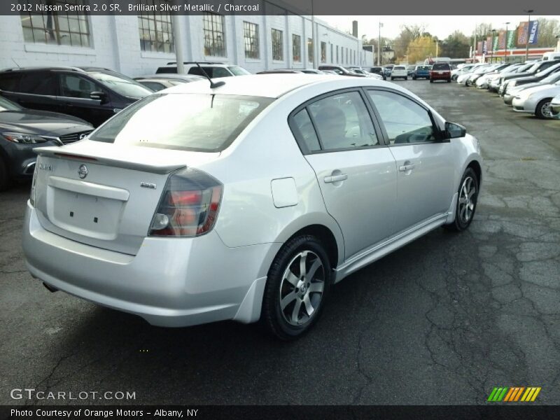 Brilliant Silver Metallic / Charcoal 2012 Nissan Sentra 2.0 SR